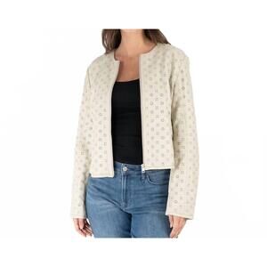 NEW MAURITIUS hillary cf leather jacket in ivory